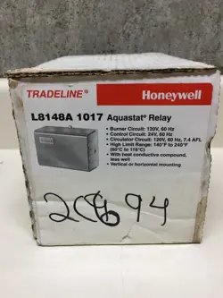 HONEYWELL L8148A1017 120V AQUASTAT