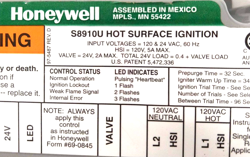 HONEYWELL S8910U HOT