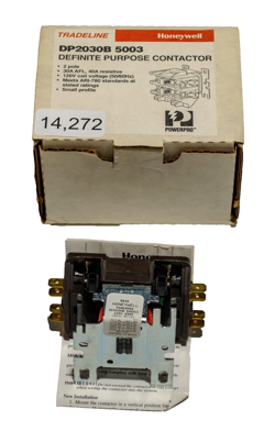 HONEYWELL DP2030B5003 DEFINITE PURPOSE CONTACTOR
