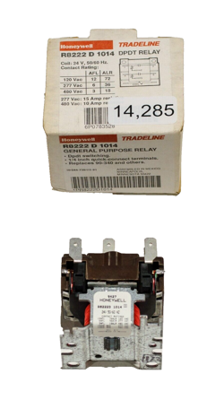 -LOT OF 4- HONEYWELL R8222D014 RELAY
