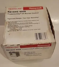 NEW OEM HONEYWELL R8184G4009 PROTECTORELAY OIL BURNER CONTROL 45 SECOND