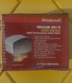 HONEYWELL HOME V8043E5012 5000 SERIES