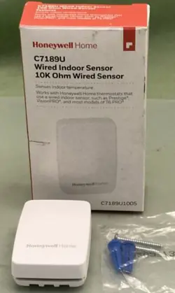 NEW HONEYWELL C7189U1005 REMOTE INDOOR TEMPERATURE SENSOR - WHITE