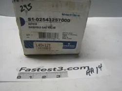 WHITE RODGERS GAS VALVE FOR MODULATING FURNACE S1-02543257000 OR 507819 EMERSON