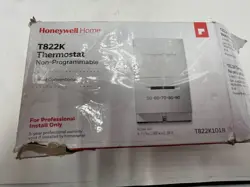 HONEYWELL T822K1000 NON-PROGRAMMABLE THERMOSTAT WHITE T822K