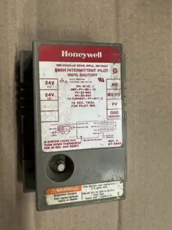 HONEYWELL S86H INTERMITTENT PILOT  100%  SHUT OFF CONTROL MODULE