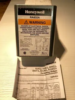 HONEYWELL TRADELINE RA832A1066 SWITCHING RELAY