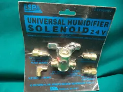 ESP UHS24 24V UNIVERSAL HUMIDIFIER SOLENOID APRILAIRE/GENERAL/HONEYWELL/SKUTTLE