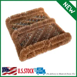 DOOR COIR BRISTLES BOOT SHOE SCRAPER MUD DIRT OUTDOOR RUG FLOOR SCRUBBER 12X13″
