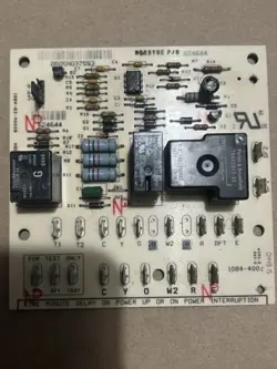 NORDYNE HONEYWELL FURNACE CONTROL BOARD 1084-400 C 624644 B16