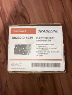 HONEYWELL R8330D1039 ELECTRIC HEAT SEQUENCER TRADELINE CONTROLLER FREE SHIPPING
