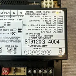 4004 FURNACE CONTROL