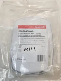 HONEYWELL 50002883-001 WALL THERMOSTAT COVER PLATE ASSEMBLY