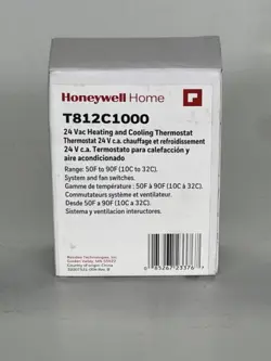 HONEYWELL HOME T812C1000 24 VAC HEATING & COOLING THERMOSTAT - NEW
