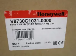 HONEYWELL V8730C1031-0000 SERVO REGULATED GAS VALVE 1 1/4 24V NEW
