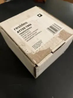 RESIDEO AT72D 1006 120V TRANSFORMER NEMA TYPE D 24VAC 40VA  4X4 PLATE HONEYWELL