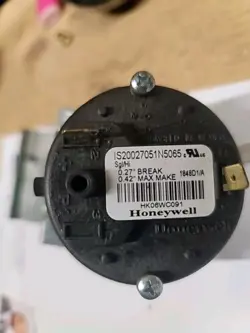 HONEYWELL HK06WC091 PRESSURE