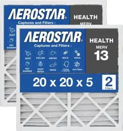 AEROSTAR 20X20X4 MERV 13 PLEATED REPLACEMENT AIR FILTER FOR HONEYWELL...