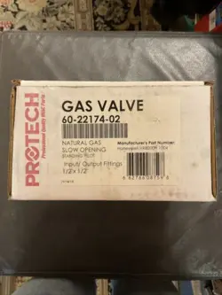 PROTECH GAS VALVE 60-22174-02. VR8200H 1004