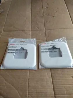 (2)  HONEYWELL # THP2400A1068  LARGE DECORATIVE WALL COVER  (COVERS ONLY )