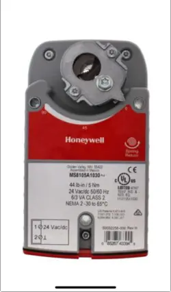 HONEYWELL MS8105A 1030 SPRING RETURN DAMPER ACTUATOR