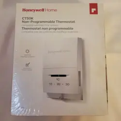 HONEYWELL HOME NON-PROGRAMMABLE THERMOSTAT CT50K1010 CELSIUS SEALED NOS