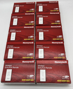 (10) HONEYWELL ENTRY/EXIT REMOTE WIRELESS REM1000R1003 NEW- OPEN BOX