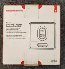 HONEYWELL HZ311 TRUEZONE CONTROL PANEL, OPEN BOX NEW, G4
