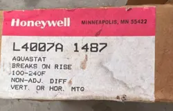 HONEYWELL  L4007A 1487  AQUASTAT CONTROLLER