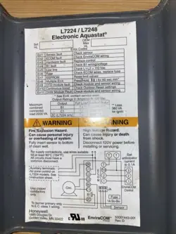 HONEYWELL HOME L7224/7248AQUASTAT CONTROLLER,OIL ELECTRONIC