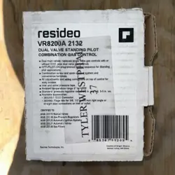 HONEYWELL RESIDEO DUAL VALVE STANDING PILOT COMBINATION GAS CONTROL VR8200A2132