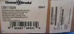 817-00204-00 PRESSURE CONTROL