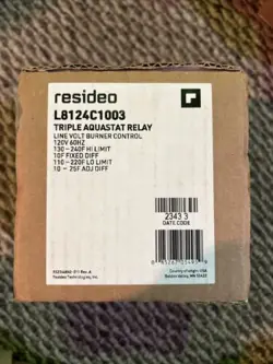 HONEYWELL L8124C1003 TRIPLE AQUASTAT RELAY
