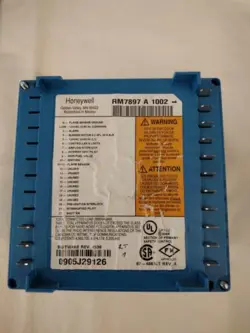 HONEYWELL RM7897 A 1002 BURNER CONTROL COMPLETE SYSTEM TESTED WORKING