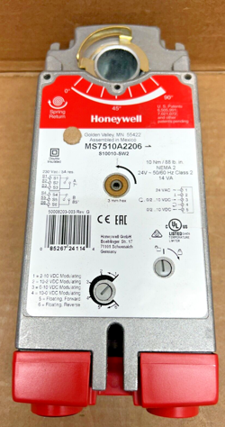 HONEYWELL MS7510A2206 DIRECT COUPLED ACTUATOR