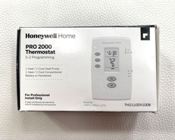 HONEYWELL HOME PRO 2000 PROGRAMMABLE 1H/1C VERTICAL THERMOSTAT RETAIL PACKAGE