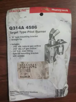 HONEYWELL Q314A 4586 TARGET TYPE PILOT BURNER B