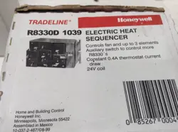 NEW HONEYWELL TRADELINE R8330 D 1039 ELECTRIC HEAT SEQUENCER