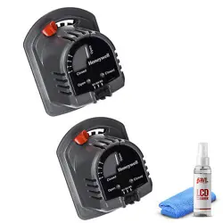 2-PACK HONEYWELL REPLACEMENT MOTOR FOR ARD AND ZD ZONE DAMPERS 24V   LCD CLEANER