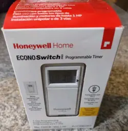 HONEYWELL PLS730B1003 ECONOSWITCH WHITE 7 DAY PROGRAM