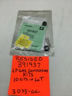 RESIDEO/HONEYWELL, 391937, LP GAS VALVE CONVERSATION KIT, (10 KITS IN LOT) 3033