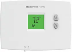 HONEYWELL TH1100DH1004 HORIZONTAL PRO 1000 NON-PROGRAMMABLE THERMOSTAT WHITE