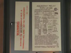 HONEYWELL L8148E1265 AQUASTAT HIGH LIMIT RELAY L8148E