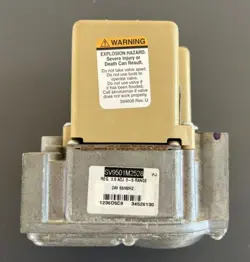 USED HONEYWELL SV9501M2528 NATURAL GAS FURNACE VALVE ASSEMBLY