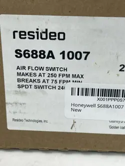 RESIDEO/HONEYWELL S688A1007 SAIL SWITCH WITH 5IN WIDE SAIL