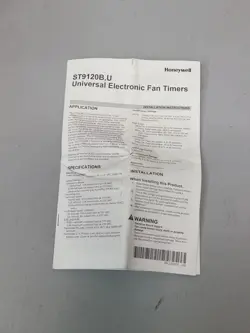 TIMER FURNACE CONTROL