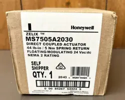 HONEYWELL MS7505A2030 ZELIX DIRECT COUPLED ACTUATOR / NEW SEALED