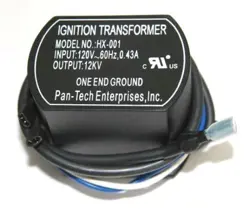 PAN-TECH HX-001 115860-01 IGINTOR TRANSFORMER GAS OIL HEATER BURNER 2138 2138NR