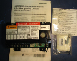 HONEYWELL S8610U UNIVERSAL INTERMITTENT PILOT IGNITION MODULE S8610U3009