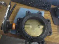 MILWAUKEE VALVE COMPANY MODEL: CL223E A6 BUTTERFLY VALVE.